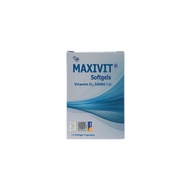Maxivit Vitamin D3 Softgel 50000 I.U 12 Capsule/Btl (once a week)