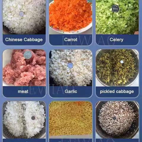 Vegetable Mincing Machine Chili Leek Onion Celery Chopper Electric Food Cutter Home Appliance