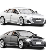 Simulation 1/35 Audi RS7 Sports Car Alloy Car Model, Two Door Sound and Light Feedback Car Toy Model