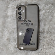 CASE / Casing Clear Black Samsung A34 5G Silicone Black Bening