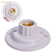 < Aorain.sg > E27 LED Light Bulb Holder Round Soet E27 Base Lamp Soet Screw Base .