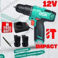 🔥IMPACT🔥DCA 12V ADJZ1202i ADJZ1202iE ADJZ1202 CORDLESS IMPACT DRILL/HAMMER DRILL/BATTERY DRILLGERUDI