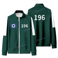 Squid Game Season 3 Kids Jacket Halloween Cosplay Costume Netflix Role Playing Zipper Sweatshirt 456