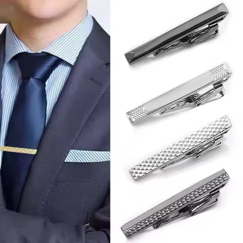 Tie Pin For Men Classic Tie Clips Copper Tie Bar Tie Collar Pin Business Corbata Necktie Clip Jewelr