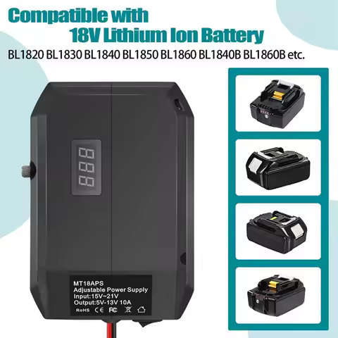 AA58 DC 18V to 12V Step Down Converter for Makita 18V Battery, Power Wheels Battery Adapter, Cigaret