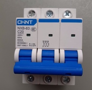 Aptomat Chint MCB 3 pha 20 25A 32A 40A 63A