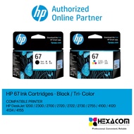 HP 67/67 XL Black And Color Ink Cartridge