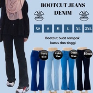 Seluar BOOTCUT Women BOOTCUT Jeans Pant For Women Good Quality Seluar Jeans Bootcut For Ladies Perem