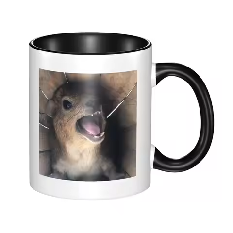 Rock Hyrax Lover Awawa Groundhog Dassi Mug Funny Ceramic Coffee Cups Tea Mugs Milk Cup Drinkware Gif