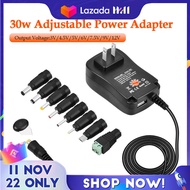 AC/DC Adapter Adjustable Supply 3V/4.5V/5V/6V/7.5V/9V/12V อะแดปเตอร์แปลงไฟ AC/DC สากล 5V 2.1A  8in1 ตัวจ่ายไฟสากลปลั๊กที่ชาร์จอะแดปเตอร์ AC/DC 3Vถึง12V ปรับได้ B45