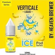 HOT ITEM PREMIUM VERTICALE LIQUID RASA BANANA ICE 10ML POD SERIES PISANG DINGIN LIQUED LIKUID EMKAY 