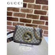 LV_ Bags Gucci_ Bag Blondie Series Shoulder 699268 Woman Embossing Handbag Leather Ophidi EQTL