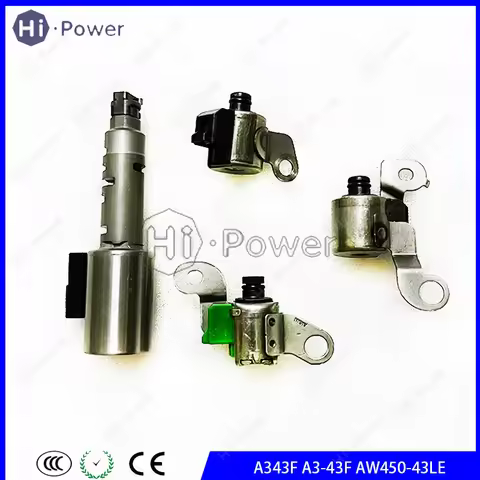 4PCS AW450-43LE A3-43F A343F A340E AW-4, A340F, A340H 35290-34010 Auto Transmission Solenoid A340E-F