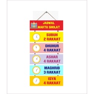 PRAYER SCHEDULE WALL DECORATIONS