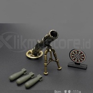 MERIAM MORTIR MAINAN BESI ANAK TEMBAK PELONTAR PELURU CANNON MORTAR