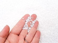 Iridescent Crispy Bingsu Beads for Crunchy (BTL) Slime, Iridescent Straw Beads, 3D Glitter, Slime Su