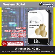 Western Digital WD Ultrastar DC HC550 Enterprise SATA Series 7200RPM 3.5" Internal HDD For NAS Data 