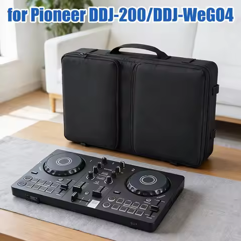 DJ Controller Case with Adjustable Shoulder Strap Carrying Case Carry Case for Pioneer DDJ-200/DDJ-W