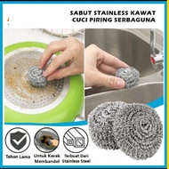 Iron Donut Sponge Dishwashing Sponge Round Wire Stainless Steel Dishwashing Sponge