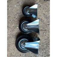 Dead Rubber Trolley Wheels / Trolley Cart Wheels / Dead Rubber Wheels 3" 4" 5"