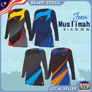 𝐆𝐎𝐋𝐃 𝐂𝐋𝐔𝐁 Jersi Sukan Muslimah/ Jersey Sport Muslimah/ Baju Sport Muslimah/ Sport Shirt Muslimah Round Neck #106 #107