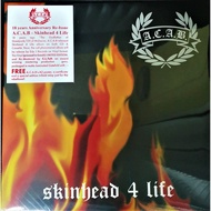A.C.A.B - Anti - Skinhead / ACAB [ 18 Years Anniversary Re-Issue ( Vinyl / LP / Piring Hitam )