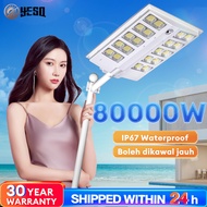 80000W Street Solar Light lampu solar jalan Lampu Jalan Automatic light on LEDSolar Spotlight Lighti