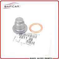 Baificar Brand Engine Oil Drain Plug Nut Gasket 031139 For Peugeot 207 308 3008 4008 Citroen C3 C4 P