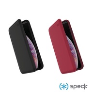 Speck iPhone XS Max 6.5 Inch Presidio Folio Leather Rollover Shock-Resistant Case