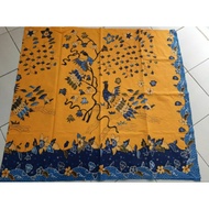 KATUN Long cotton Batik cloth, full hand-drawn, bright color, bird flower motif, bktn72043, size 220