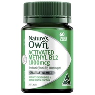 Nature's Own Vitamin B12 1000mcg 60 Tablets /Activated Methyl B12