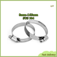 【304 Stainless Steel Hose Clamp】Worm Drive Clip with Wing Nut for Car, Boat & Plumbing -【 ZHX-GLB-MB