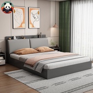 Solid Modern 【SG Sales】 Style Wood Mattress King Bed Frame With Storage 180cm*200cm 【SG Sales】      