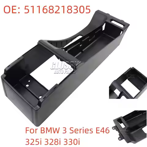 AP03 Black Center Console Trim 51168218305 For BMW 3 Series E46 316i 318i 320d 320i 323i 325i 328i 3
