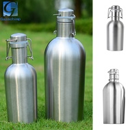 Gazechimp Beer Growler Swing Top Hip Flask Home brew Botella Beer Bottle Secure 1L
