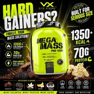 VITAXTRONG™ Mega Mass Pro 1350 (3lbs/1.3kg) | 70g Protein • 1350 kcal High Calorie Mass Gainer • Mus