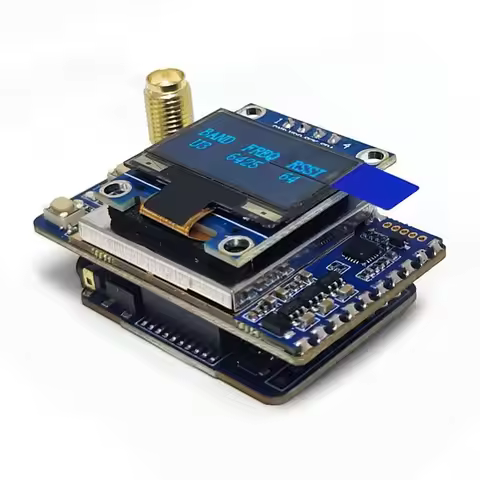 6.1G-7.2G VRX Video Image Transmission Receiver With OLED Display 64-CH Video Analog Receiver Module