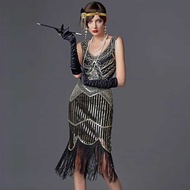 1920S Fringed Dress Gatesby Prom Stage Performance Costume