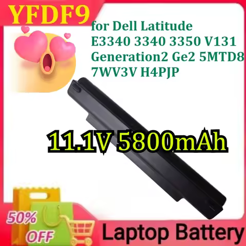 YFDF9 Laptop Battery for Dell Latitude E3340 3340 3350 V131 Generation2 Ge2 5MTD8 7WV3V H4PJP New 11