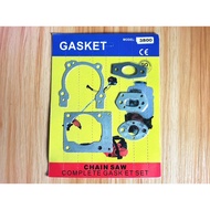 Gasket set for Zenoah G3800 3800 38CC 38 1E38F 1E39F chainsaw cylinder crankcase carburetor muffler 