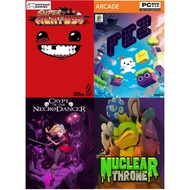 (PC GAME) 4 IN 1 super meat boy, Fez, crypt of the necrodancer, nuclear throne - DVD