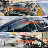 Toyota Vellfire Alphard anh20 agh30 ah40 2008 - 2024 side window sun Door Visor cover bodykit body k