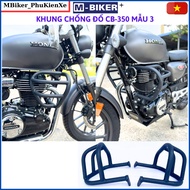 Chống đổ CB350 khung chống đổ CB350 bảo vệ lốc máy CB350 hàng chính hãng mbiker