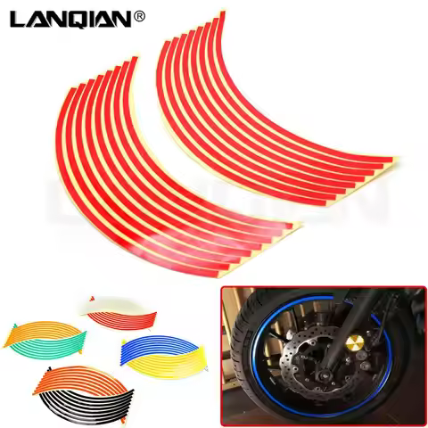 Hot Motorcycle Wheel Sticker Reflective Decals Rim Tape Car/bicycle For SUZUKI GSR750 GSXR1000 GSXR 