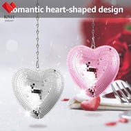Mirror Disco Ball Hanging Ornament Easy Install Heart Shape Disco Ball Decoration SHOPCYC0054