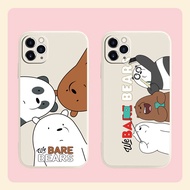 We bare bears Casing OPPO Reno11 10 Pro6 Z 5G reno8pro Reno5 reno8 T 7Z RENO2 reno2 Z reno2 F Reno4 Pro Reno6 Reno4 Z Silicone Phone Case Cover Cute Soft TPU Casing 丨99