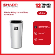 Máy lọc không khí ô tô Sharp IG-NX2E-W