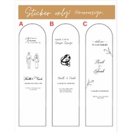 Sticker LONG MIRROR !!️ mirror sticker / welcome board