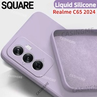 Realme C65 2024 Square Liquid Casing For Realme C65 C 65 RealmeC65 65C 4G 5G 2024  Phone Case Square