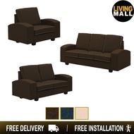 Living Mall Paige Fabric Sofa Set Available in 1/2/3 Seater And 3 Color Choices